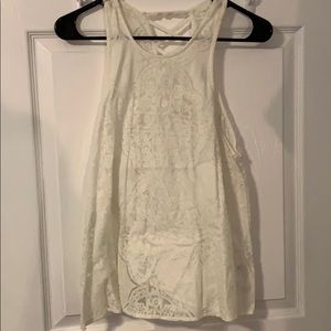 White Hollister tank top